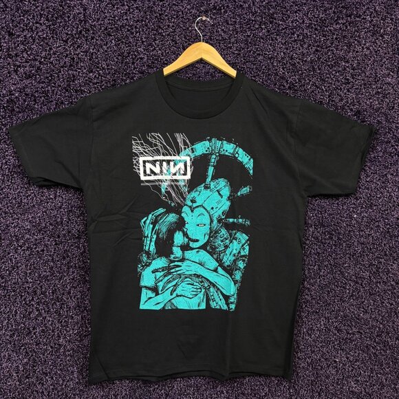 Nine Inch Nails QOTSA T-shirt size large - Picture 1 of 4